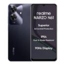 realme NARZO N61 (Marble Black,6GB RAM+128GB Storage) 90Hz Eye Comfort Display | IP54 Dust & Water Resistance | 48-Month Fluency | Charger in The Box