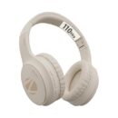 ZEBRONICS Aeon Wireless Over Ear Headphone with 110H Battery Backup, Supports Bluetooth & Aux, Gaming Mode, Enc, Dual Pairing, Rapid Charging (Beige)